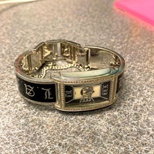 L.A.M.B. black/silver Tiles watch